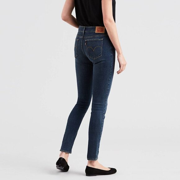 Levi's 711 Medium Wash Blue Jeans Size 27 - Picture 1 of 11